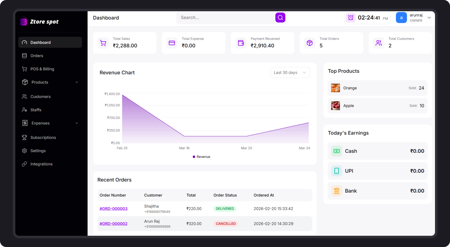 dashboard